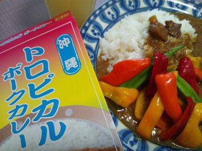 20120617 沖縄ﾄﾛﾋﾟｶﾙｶﾚｰ&夏野菜.jpg
